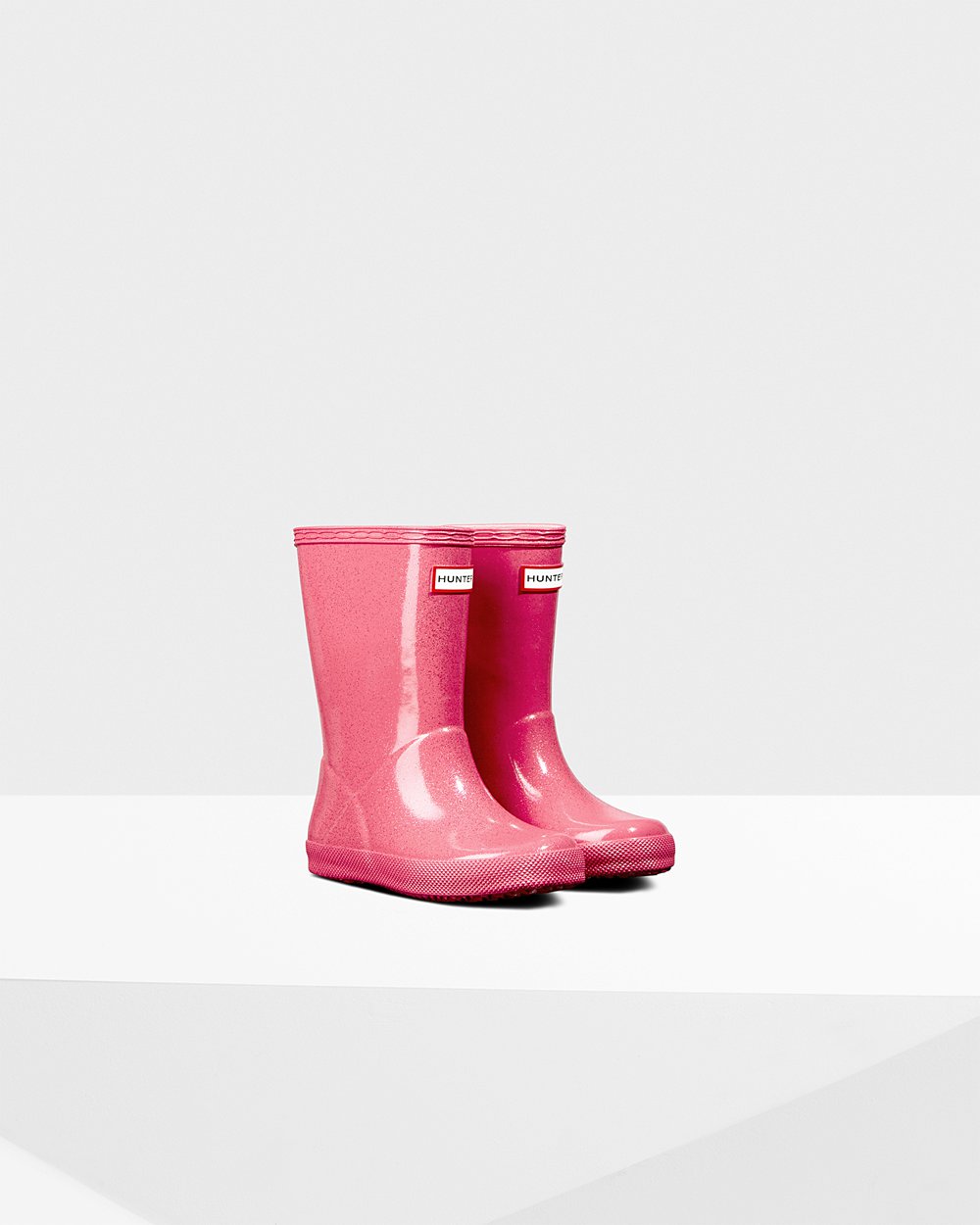 Kids Hunter Original First Classic Starcloud | Rain Boots Pink | NZ-76593-KYVI